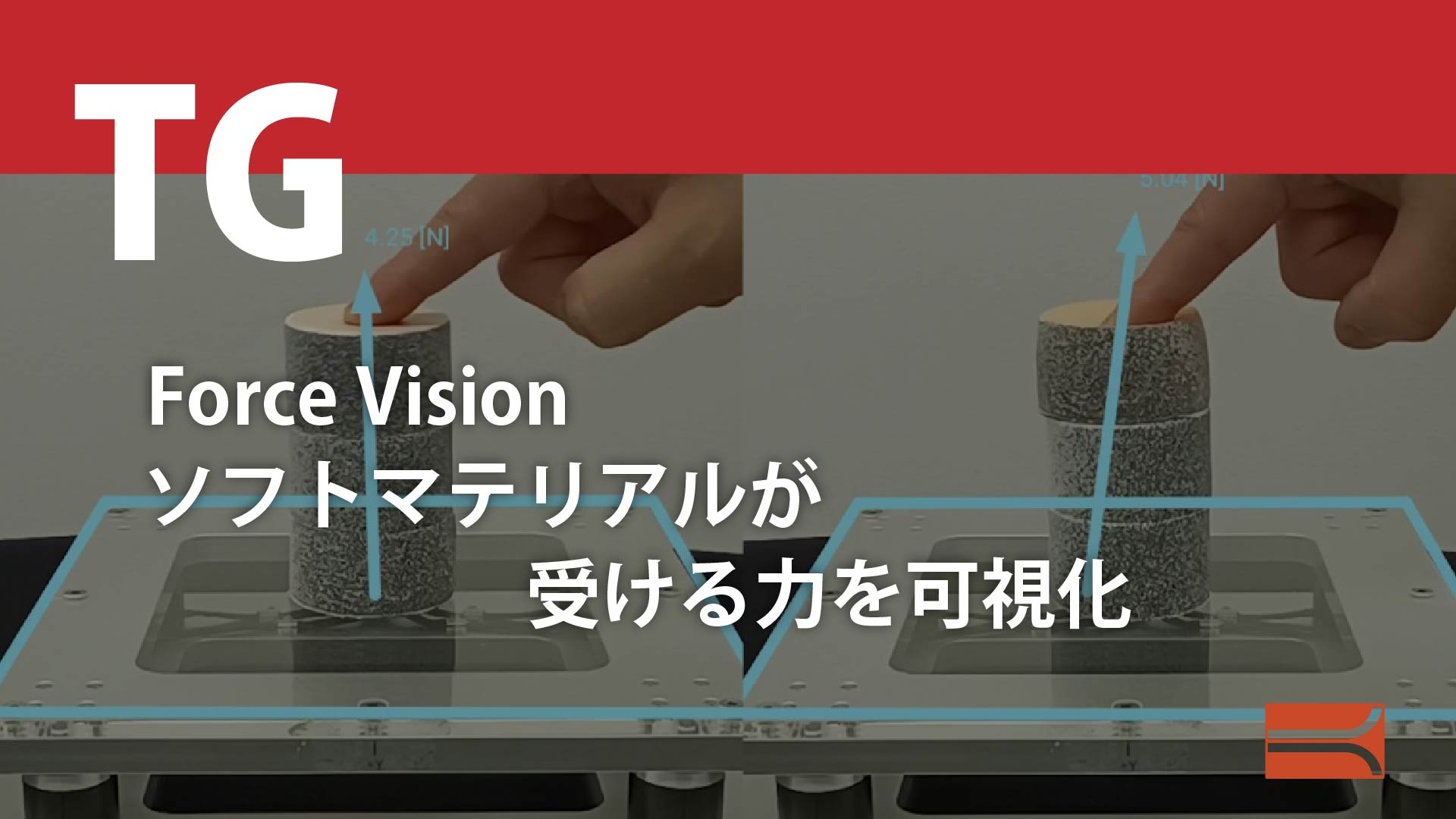 Force Vision ソフトマテリアルが受ける力を可視化
