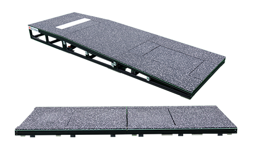 フォースプレート内蔵ポータブルピッチャーマウンド/バッターボックス